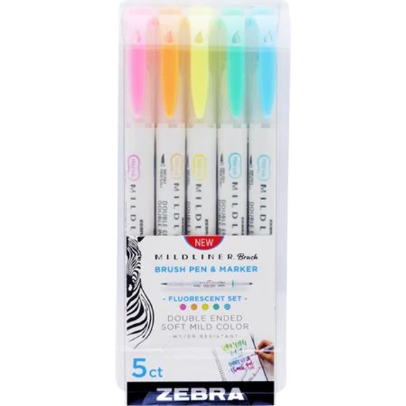 Ecsetirón készlet, kétvégű ZEBRA 