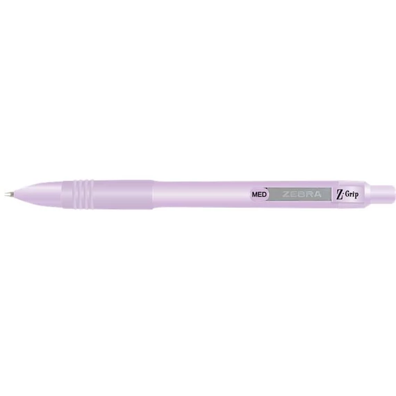 Golyóstoll ZEBRA Z-Grip 0,27mm írásvastagság pasztell lila