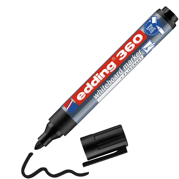 Tábla- és flipchart marker, 1,5-3 mm, kúpos, EDDING 