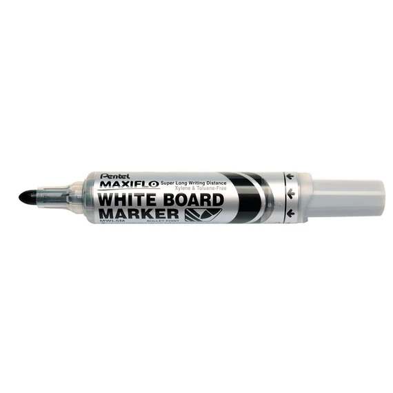 Táblamarker, 2,5 mm, kúpos, PENTEL "Maxiflo MWL5M", fekete