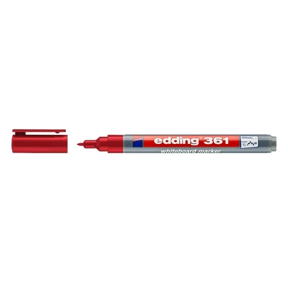 Táblamarker 1,5-3mm, kerek Edding 361 piros