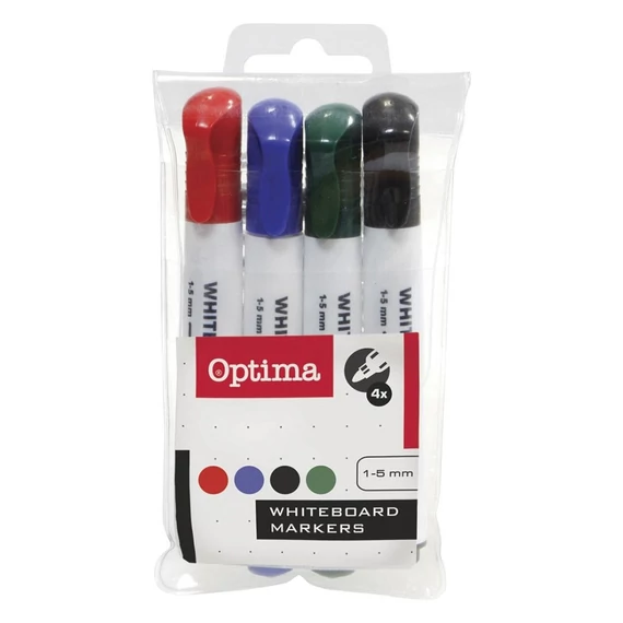 Táblamarker OPTIMA 4db-os készlet