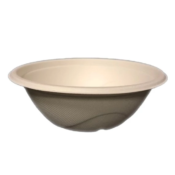 Komp 14628 750ml 10db/csomag natúr cukornád leveses tál