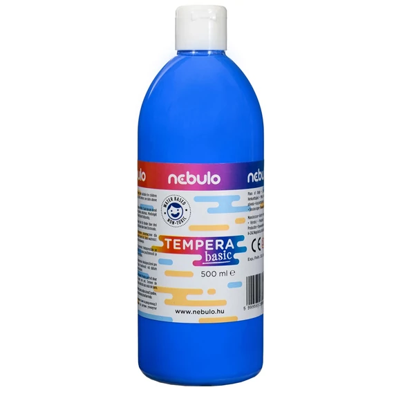 Tempera, 500 ml, NEBULO, világoskék