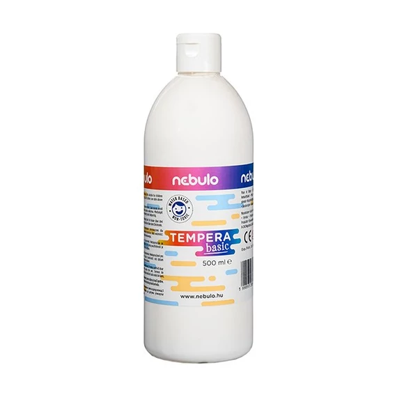 Tempera, 500 ml, NEBULO, fehér