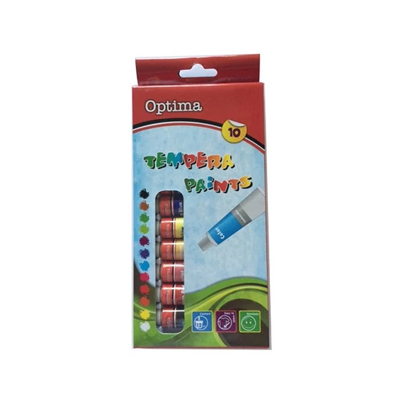 Tempera OPTIMA 12ml 10db-os készlet