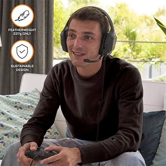 The G-Lab Korp Cobalt Gaming Headset Black