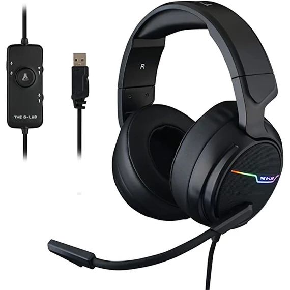 The G-Lab Korp Thallium Gaming Headset Black