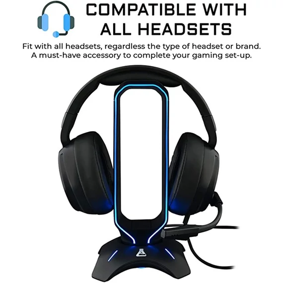 The G-Lab K-Stand Radon Gaming Headset Stand Black