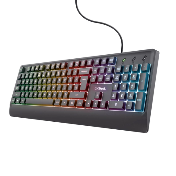 Trust GXT792 Quadrox 4in1 gamer csomag - billentyűzet,egér,egérpad és headset