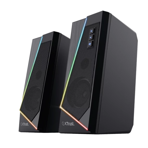 Trust GXT 609 Zoxa RGB Illuminated Speaker Set Black