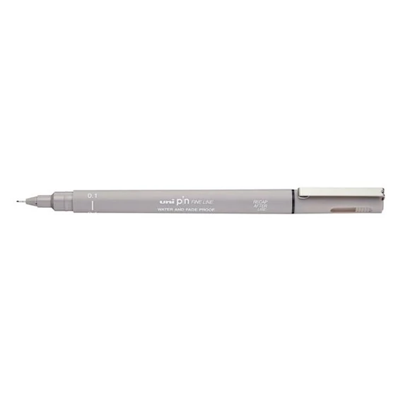 Tűfilc UNI Pin 0,1mm világosszürke