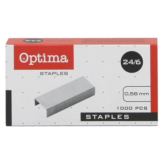 Tűzőkapocs OPTIMA 24/6 1000db/dob