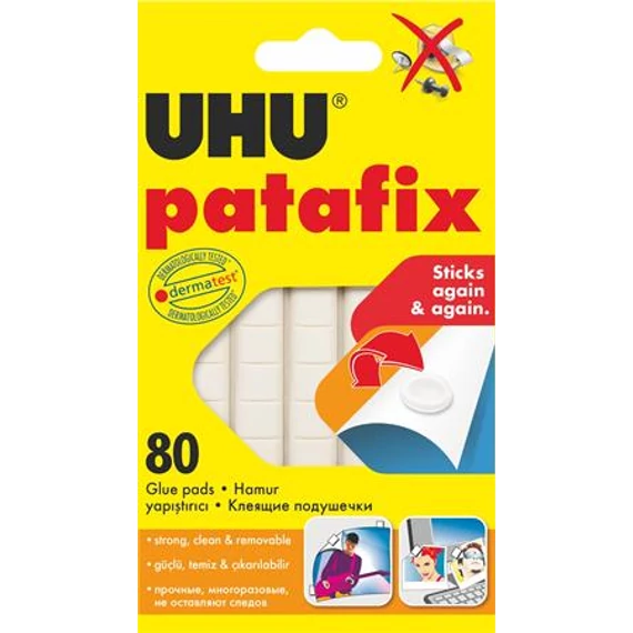 Gyurmaragasztó, 80 kocka/csomag, UHU 