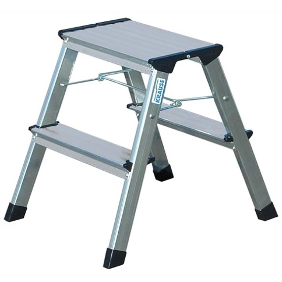 Fellépő, 2x2 lépcsőfok, alumínium, KRAUSE 