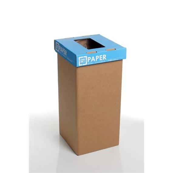 Szelektív hulladékgyűjtő, újrahasznosított, angol felirat, 20 l, RECOBIN 