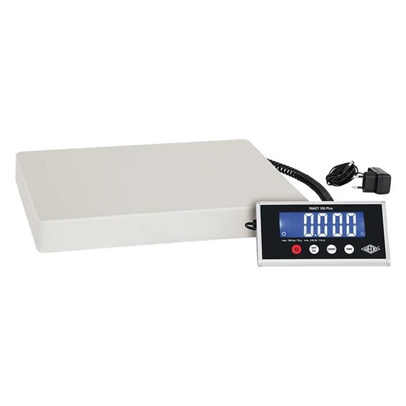 Csomagmérleg, digitális, 100 kg terhelhetőség, WEDO 