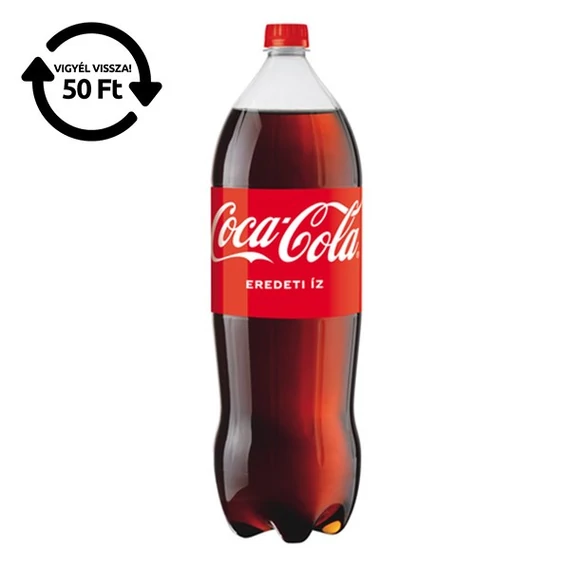 Üdítőital, szénsavas, 2,25 l, COCA COLA