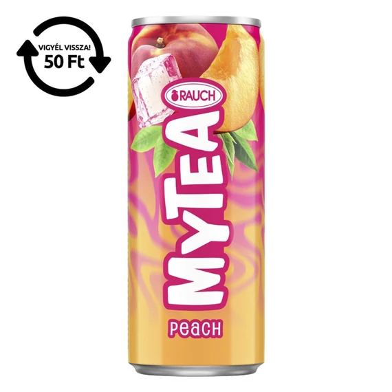 Üdítőital szénsavmentes RAUCH MyTea Őszibarack 0,33L DRS