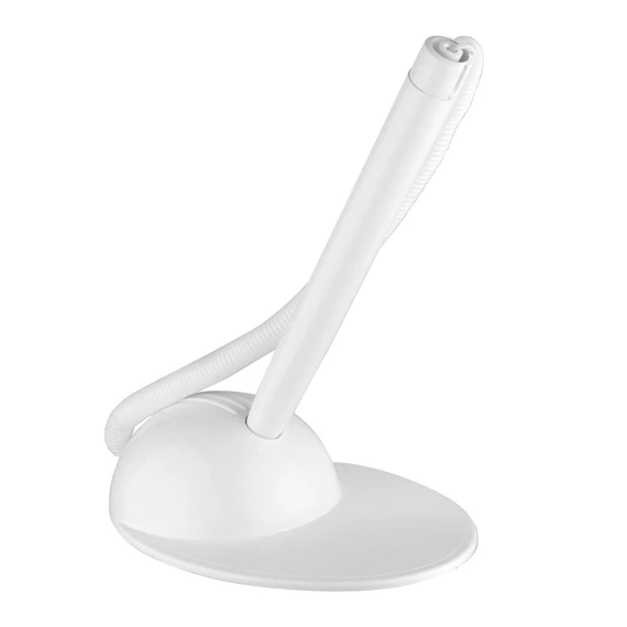 Ügyféltoll, 0,8 mm, fehér tolltest, ICO "T-Pen", kék