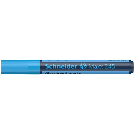 Üvegtábla marker, 1-3 mm, SCHNEIDER "Maxx 245", kék