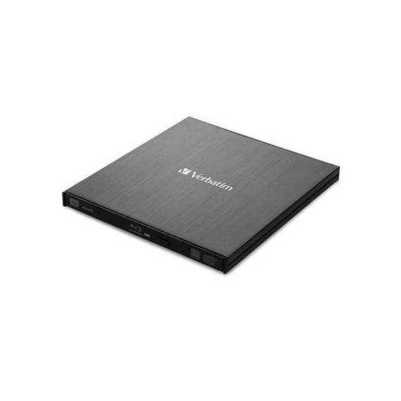 Blu-ray író, (külső meghajtó), 4K Ultra HD, USB 3.1 GEN 1 USB-C, VERBATIM "Slimline"