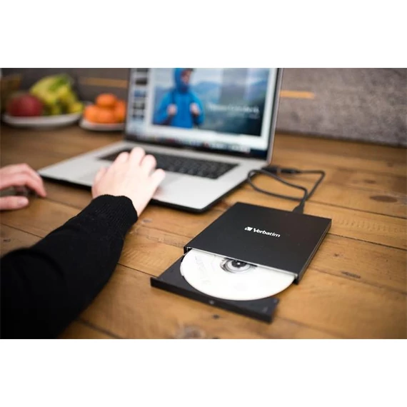 Blu-ray író, (külső meghajtó), 4K Ultra HD, USB 3.1 GEN 1 USB-C, VERBATIM 