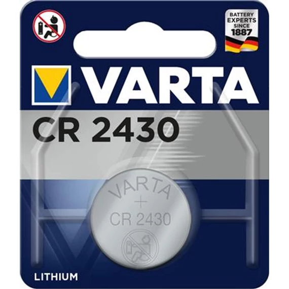 Gombelem, CR2430, 1 db, VARTA 