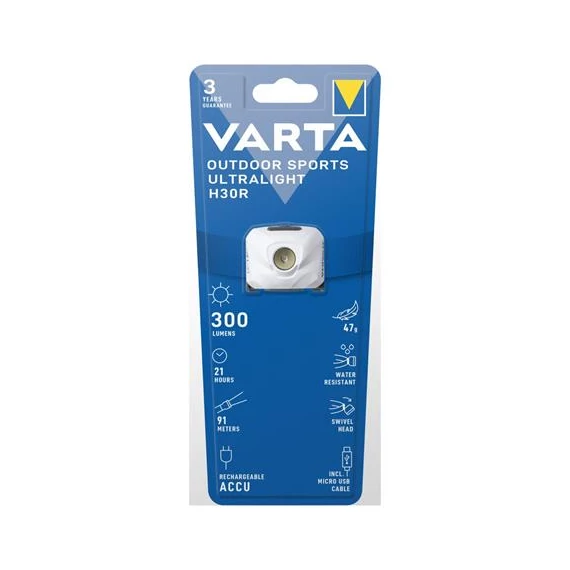 Fejlámpa, LED, kültéri, VARTA 