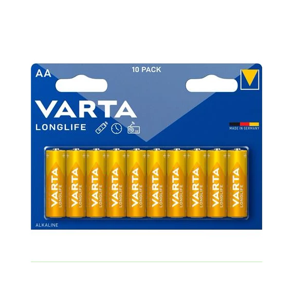 VARTA 4106101461 Longlife AA (LR06) alkáli ceruza elem 10db/bliszter