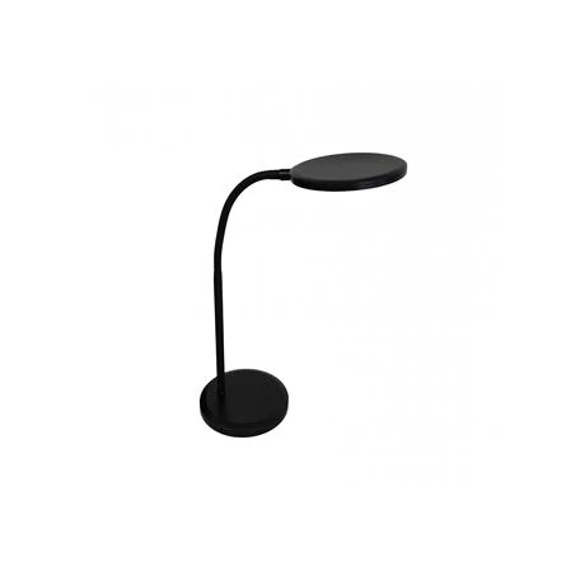 Asztali lámpa, LED, 8,3 W, forgatható, ALBA, fekete