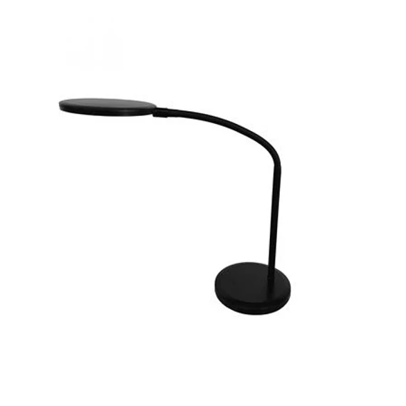 Asztali lámpa, LED, 8,3 W, forgatható, ALBA, fekete