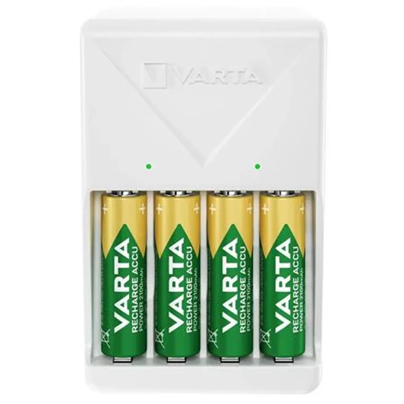 Varta 57657101451 Plug töltő + 4db AA 2100 mAh akkumulátor