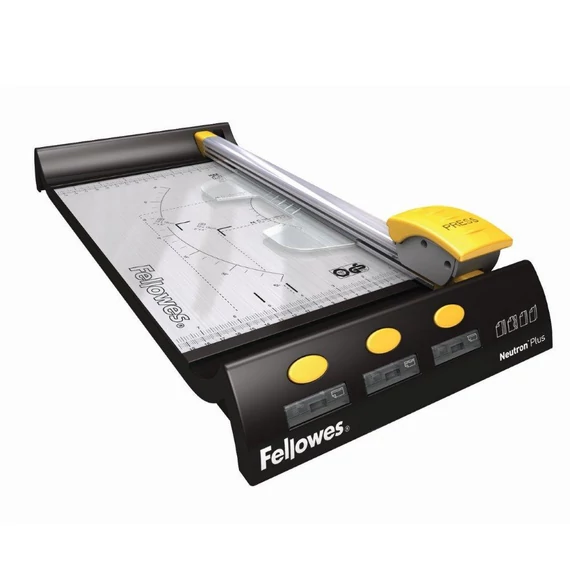 Vágógép, görgős, A4, 10 lap, FELLOWES 