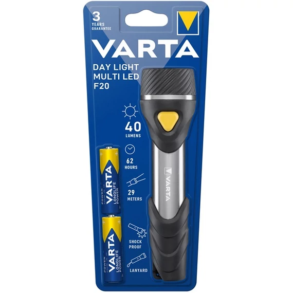 Elemlámpa, LED, 2xAA, VARTA 