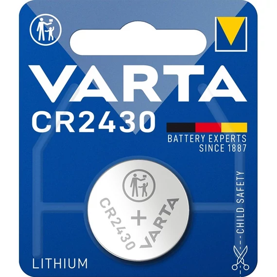 Gombelem, CR2430, 1 db, VARTA 