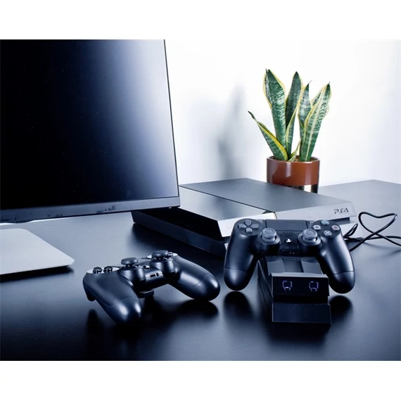 Venom VS2732 PS4 fekete dupla töltőállomás