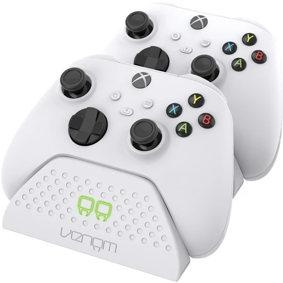 Venom VS2871 Xbox Series X & S fehér dupla töltőállomás + 2db akkumulátor