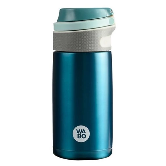 Termosz, rozsdamentes acél, 350 ml, WABO, kék