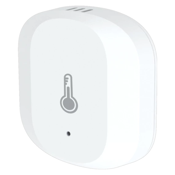 Woox Smart Zigbee Páratartalom és Hőmérséklet Érzékelő - R7048 (1xCR2032, Zigbee 3.0, beltéri)