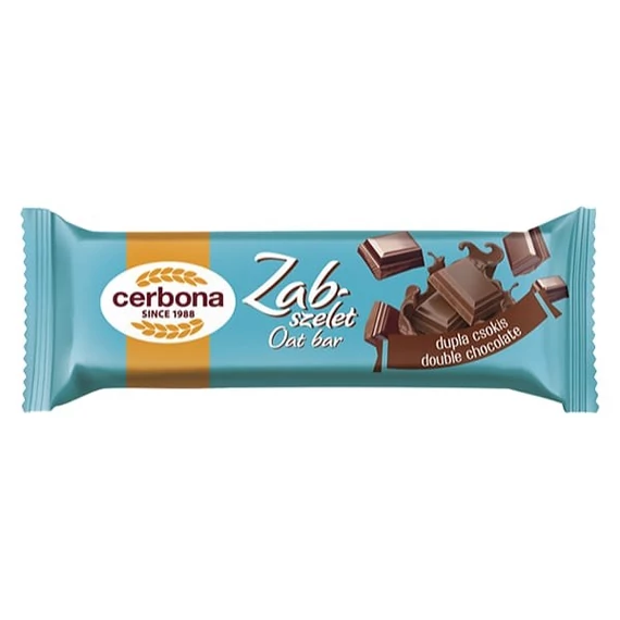 Zabszelet CERBONA dupla csokoládés 40 g