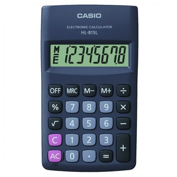 Zsebszámológép, 8 számjegy, CASIO "HL-815"