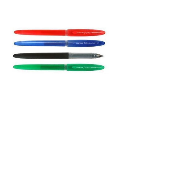 Zseléstoll, 0,4 mm, kupakos, UNI "UM-170 Signo Gelstick", zöld