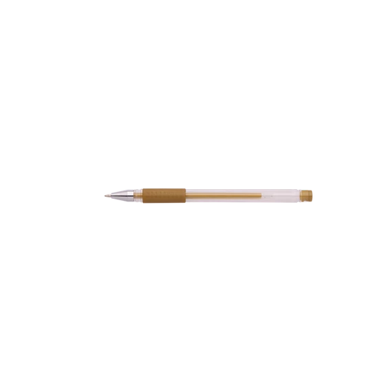 Zselés toll 0,5mm, kupakos GEL-Ico, írásszín arany