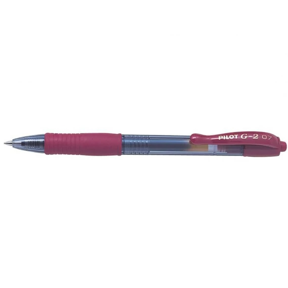 Zseléstoll, 0,32 mm, nyomógombos, PILOT "G-2", bordó