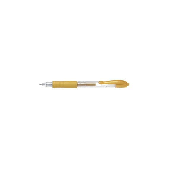 Zseléstoll, 0,32 mm, nyomógombos, PILOT "G-2 Metallic", arany