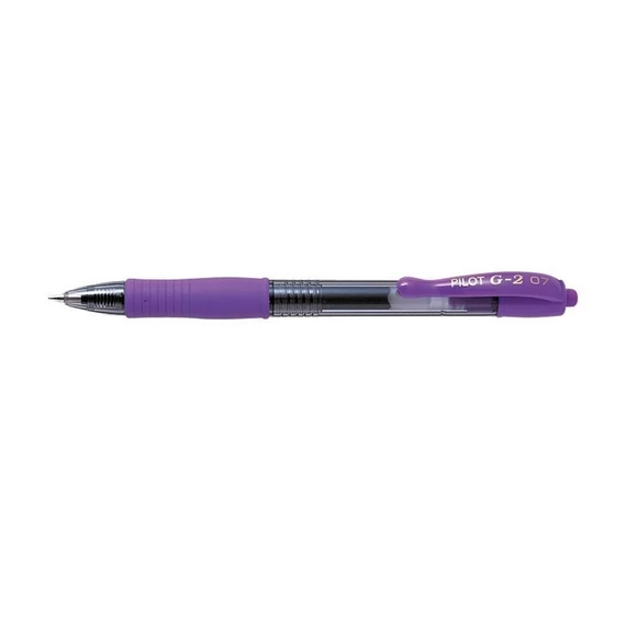 Zseléstoll, 0,32 mm, nyomógombos, PILOT "G-2", lila