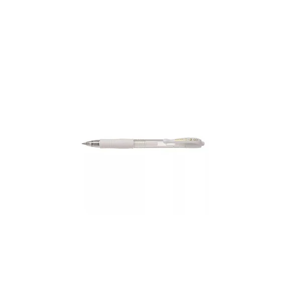 Zseléstoll, 0,32 mm, nyomógombos, PILOT "G-2 Pastel", fehér