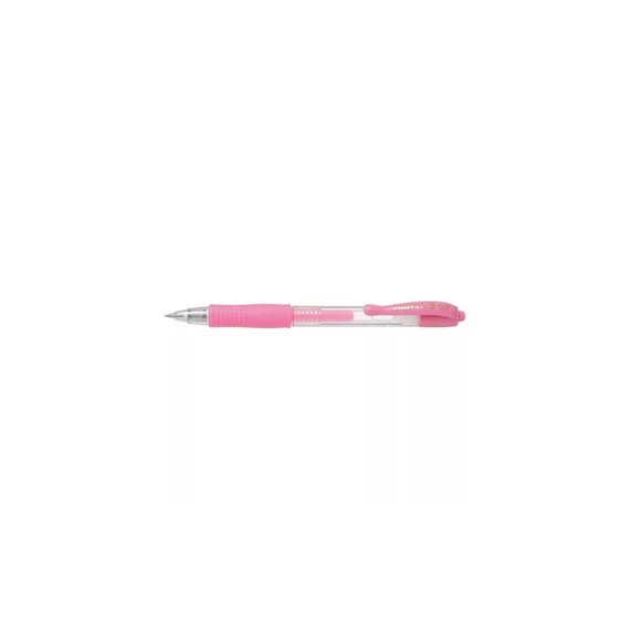 Zseléstoll, 0,32 mm, nyomógombos, PILOT "G-2 Pastel", rózsaszín