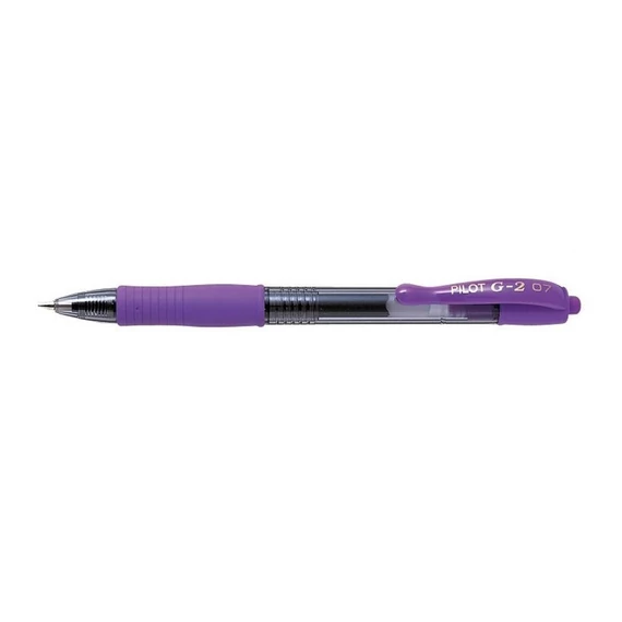 Zseléstoll, 0,32 mm, nyomógombos, PILOT "G-2", lila